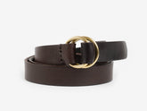 O-Ring Belt, Dark Brown